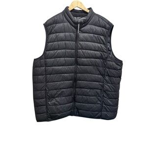 Old Navy Narrow Channel Black Jack Packable Vest Size XXXL Tall